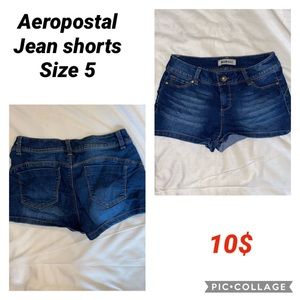 Aeropostal Jean Shorts Size 5 worn very few times